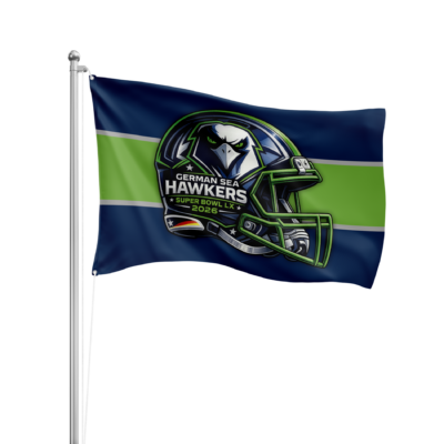 GERMAN SEA HAWKERS Super Bowl Banner